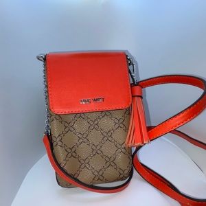 Nine West Springy Mini Mocha Crossbody Bag